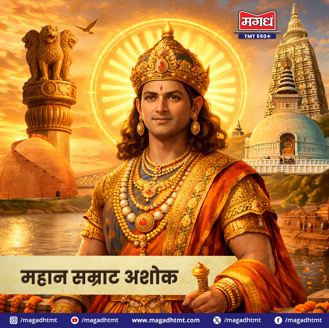 अखंड भारत के निर्माता, शांति और धम्म के प्रतीक महान सम्राट अशोक  जयंती पर विनम्र नमन।